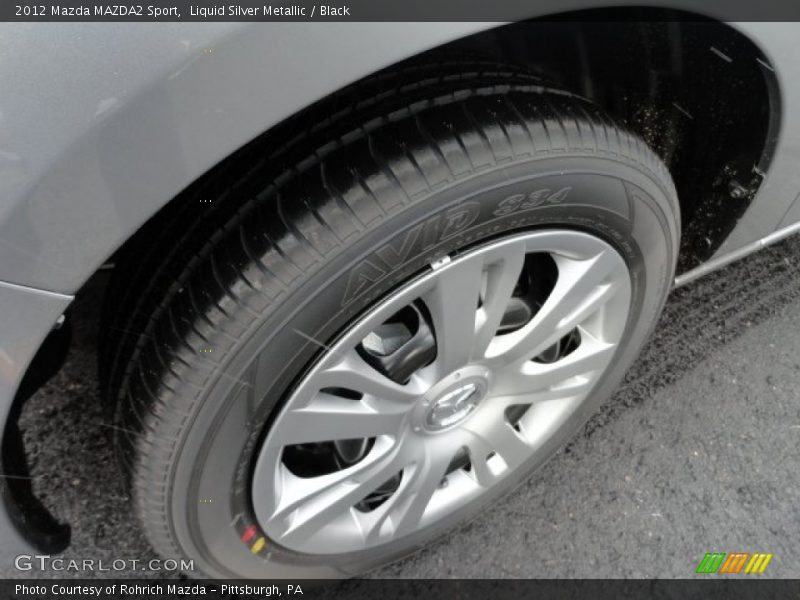 Liquid Silver Metallic / Black 2012 Mazda MAZDA2 Sport