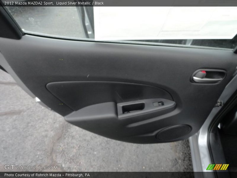 Liquid Silver Metallic / Black 2012 Mazda MAZDA2 Sport