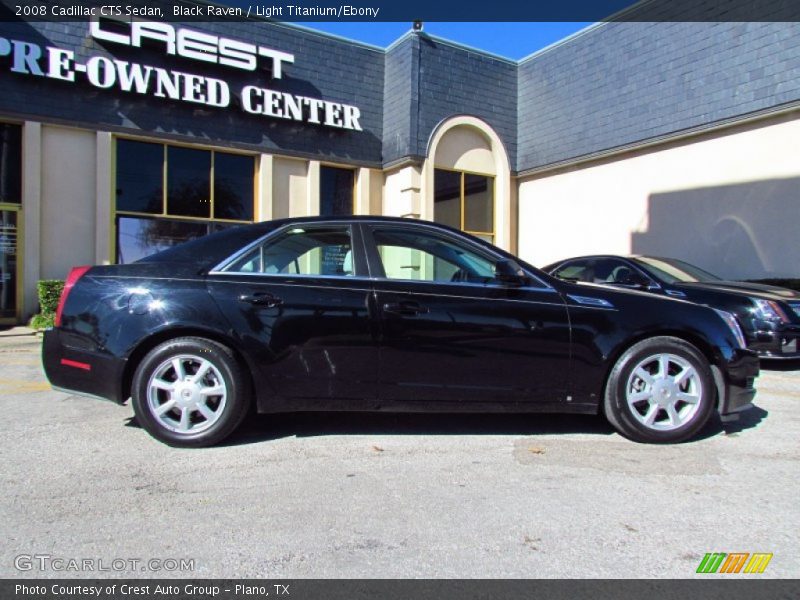 Black Raven / Light Titanium/Ebony 2008 Cadillac CTS Sedan