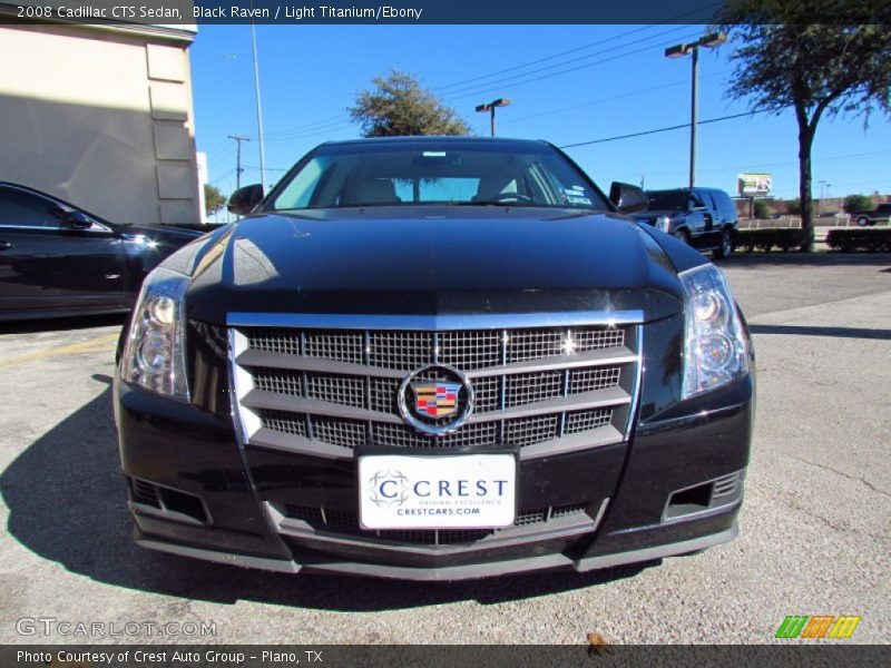 Black Raven / Light Titanium/Ebony 2008 Cadillac CTS Sedan