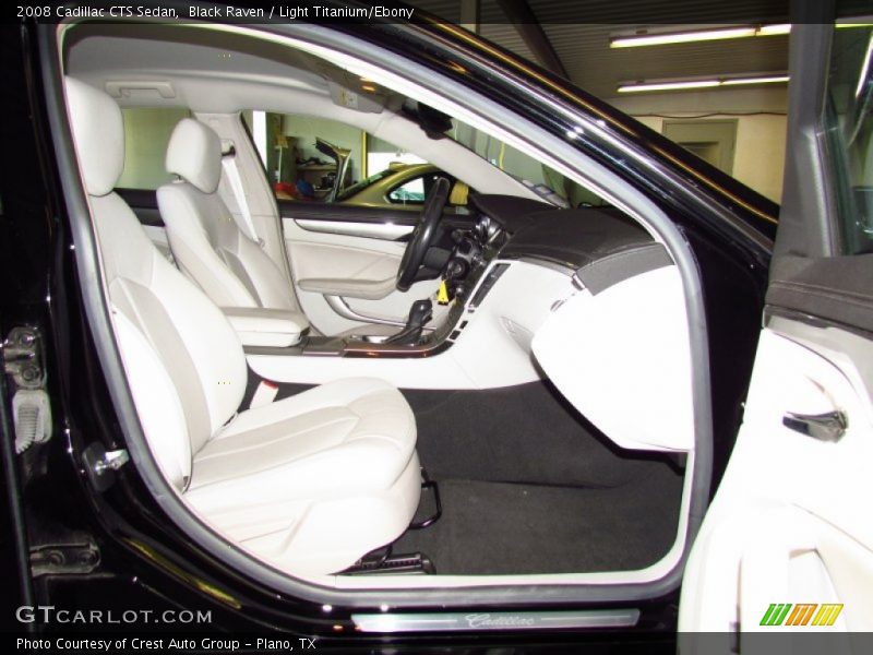 Black Raven / Light Titanium/Ebony 2008 Cadillac CTS Sedan