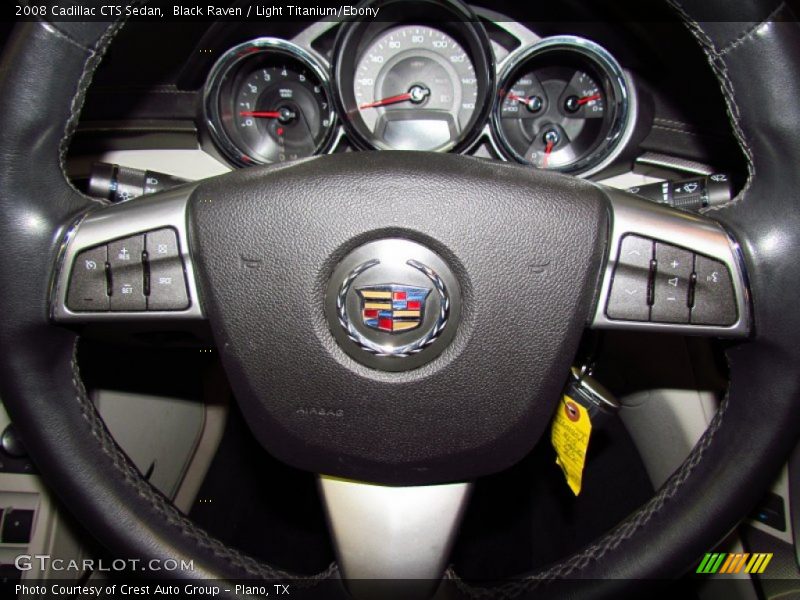 Black Raven / Light Titanium/Ebony 2008 Cadillac CTS Sedan