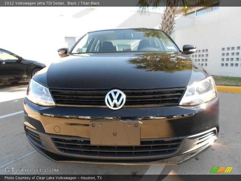 Black / Titan Black 2012 Volkswagen Jetta TDI Sedan