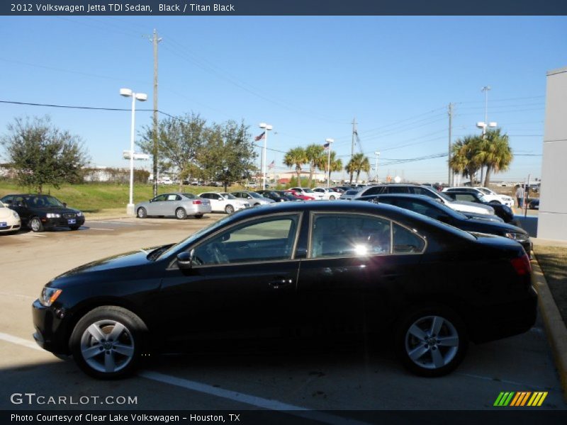 Black / Titan Black 2012 Volkswagen Jetta TDI Sedan