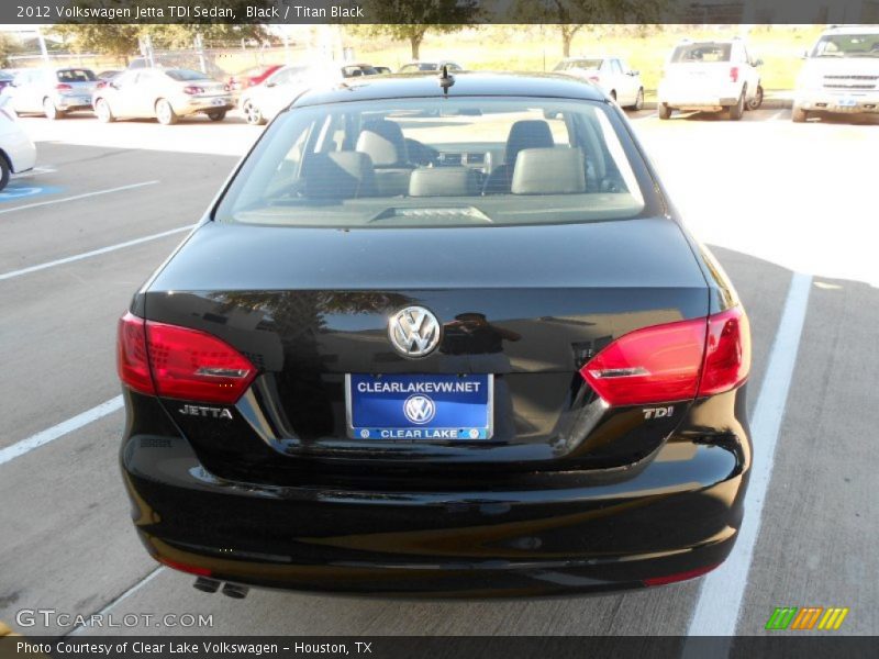 Black / Titan Black 2012 Volkswagen Jetta TDI Sedan