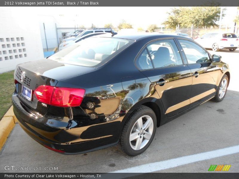 Black / Titan Black 2012 Volkswagen Jetta TDI Sedan