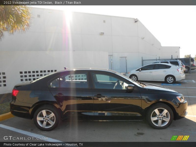 Black / Titan Black 2012 Volkswagen Jetta TDI Sedan