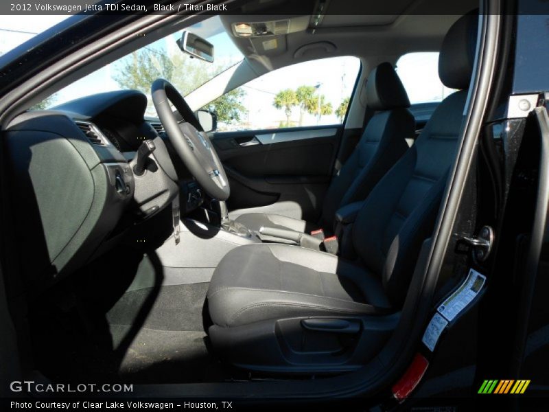 Black / Titan Black 2012 Volkswagen Jetta TDI Sedan