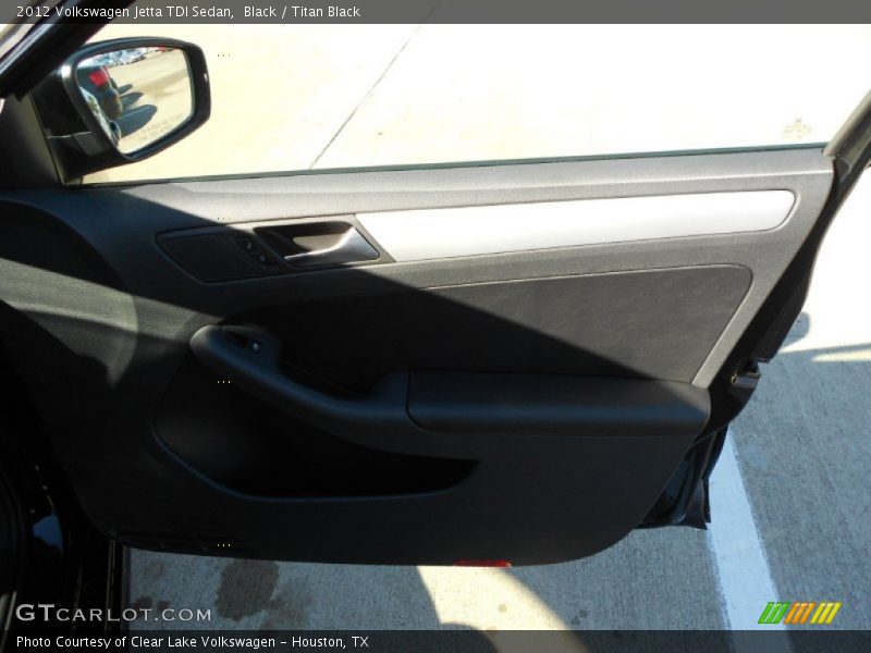 Black / Titan Black 2012 Volkswagen Jetta TDI Sedan