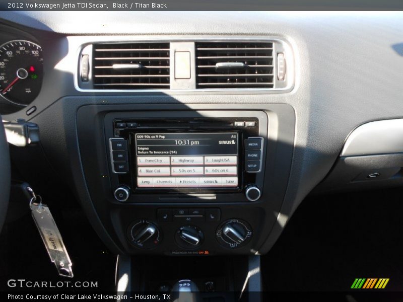 Black / Titan Black 2012 Volkswagen Jetta TDI Sedan