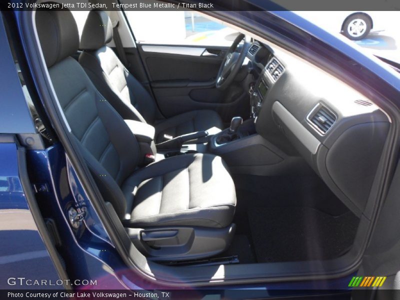 Tempest Blue Metallic / Titan Black 2012 Volkswagen Jetta TDI Sedan