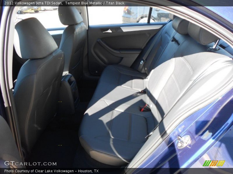 Tempest Blue Metallic / Titan Black 2012 Volkswagen Jetta TDI Sedan