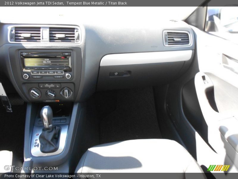 Tempest Blue Metallic / Titan Black 2012 Volkswagen Jetta TDI Sedan