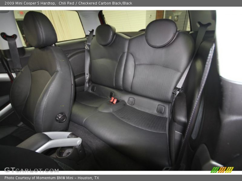 Chili Red / Checkered Carbon Black/Black 2009 Mini Cooper S Hardtop