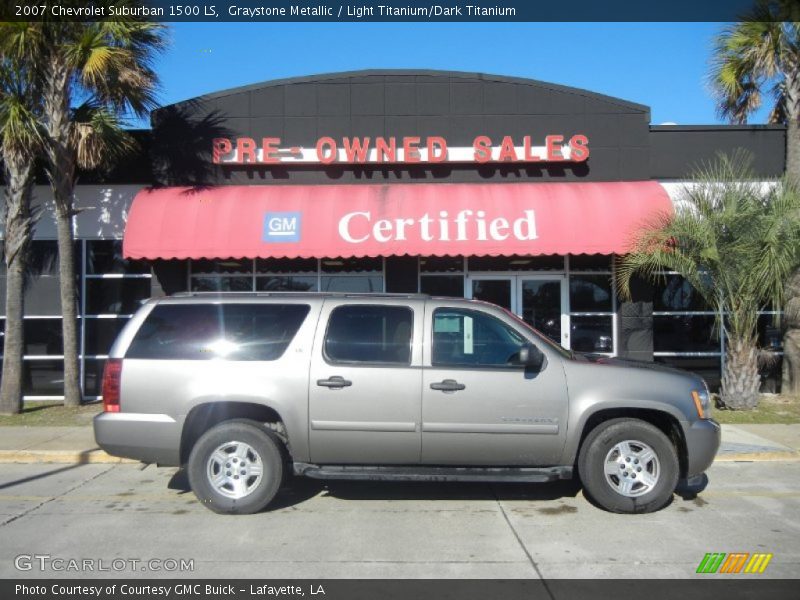 Graystone Metallic / Light Titanium/Dark Titanium 2007 Chevrolet Suburban 1500 LS