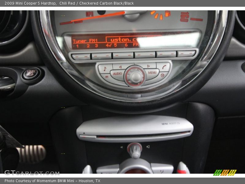 Chili Red / Checkered Carbon Black/Black 2009 Mini Cooper S Hardtop