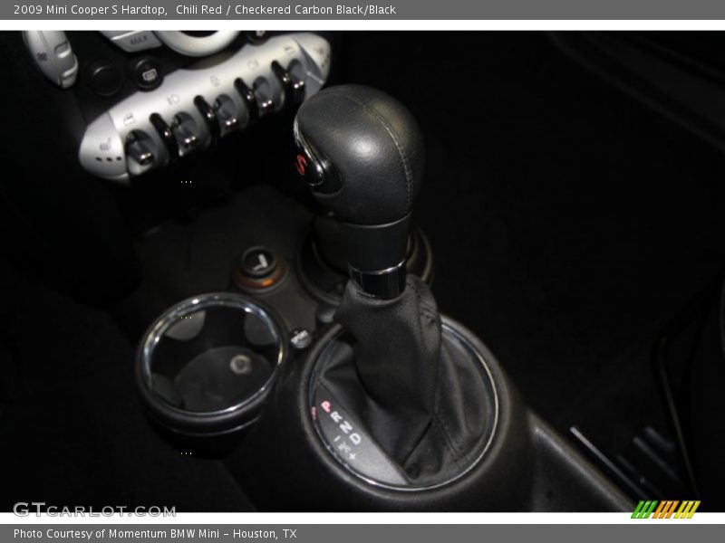 Chili Red / Checkered Carbon Black/Black 2009 Mini Cooper S Hardtop