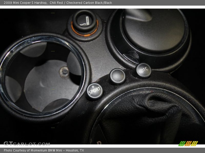 Chili Red / Checkered Carbon Black/Black 2009 Mini Cooper S Hardtop