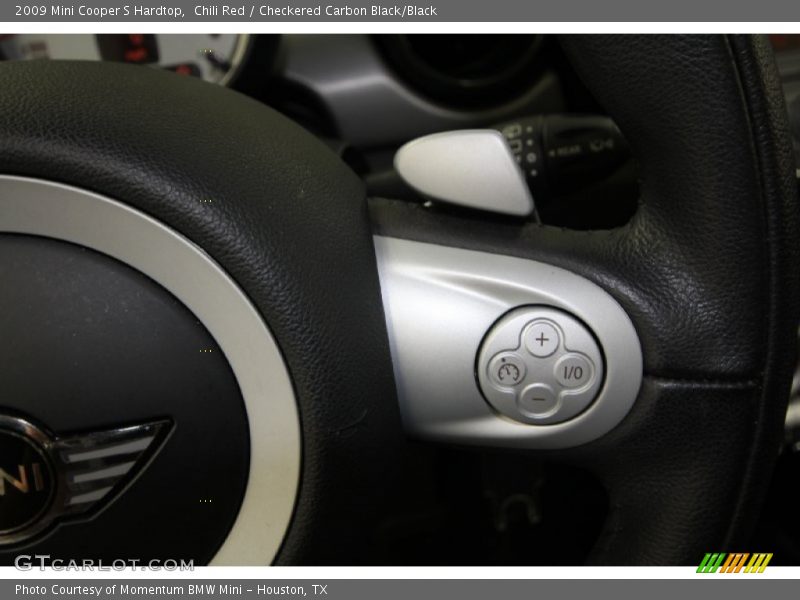 Chili Red / Checkered Carbon Black/Black 2009 Mini Cooper S Hardtop
