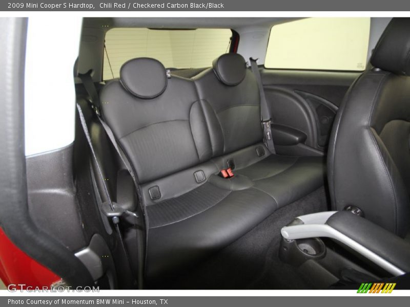 Chili Red / Checkered Carbon Black/Black 2009 Mini Cooper S Hardtop