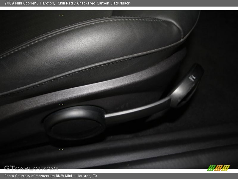 Chili Red / Checkered Carbon Black/Black 2009 Mini Cooper S Hardtop