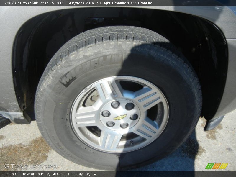 Graystone Metallic / Light Titanium/Dark Titanium 2007 Chevrolet Suburban 1500 LS