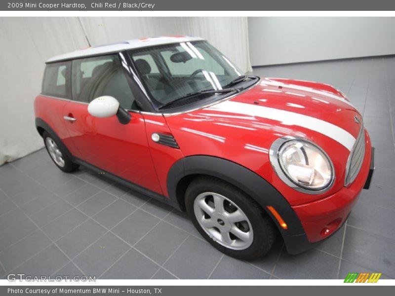 Chili Red / Black/Grey 2009 Mini Cooper Hardtop
