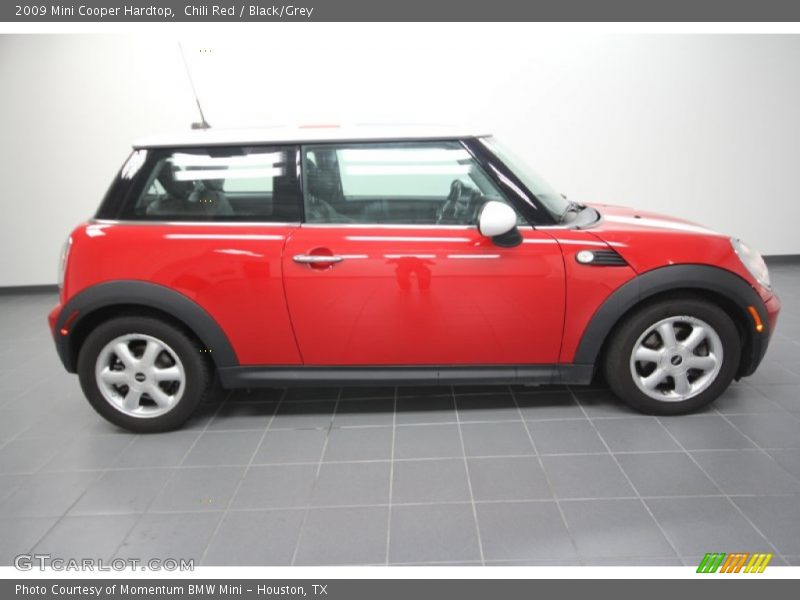 Chili Red / Black/Grey 2009 Mini Cooper Hardtop