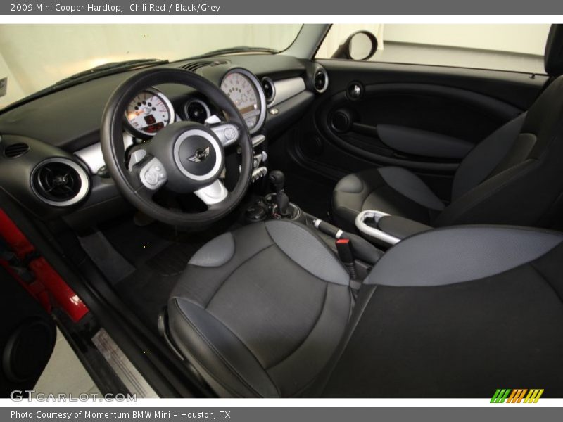 Chili Red / Black/Grey 2009 Mini Cooper Hardtop