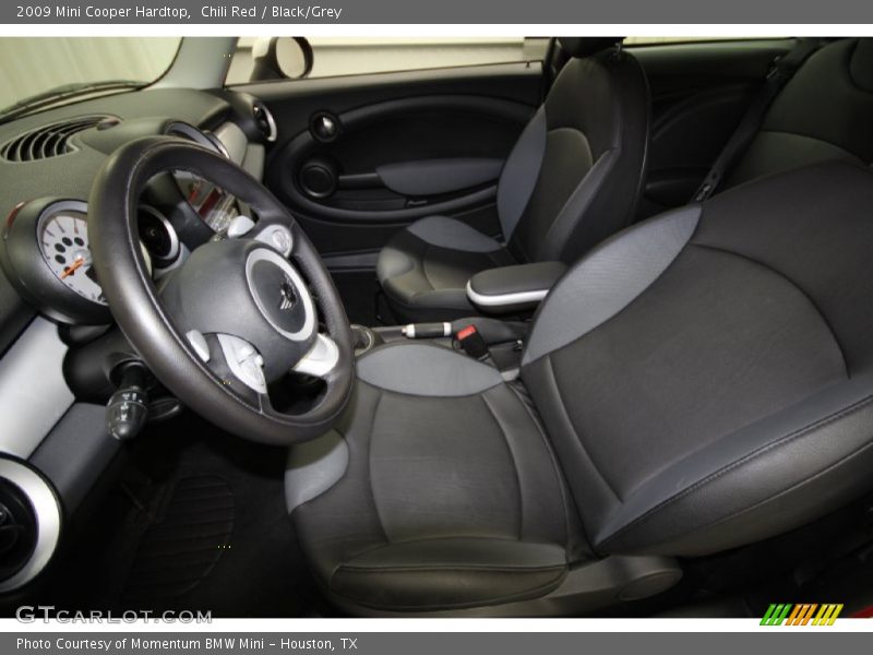 Chili Red / Black/Grey 2009 Mini Cooper Hardtop