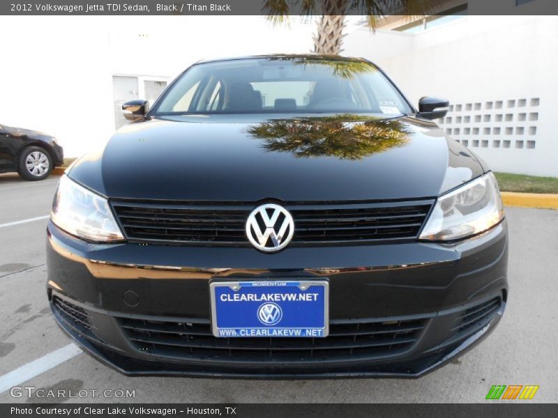 Black / Titan Black 2012 Volkswagen Jetta TDI Sedan