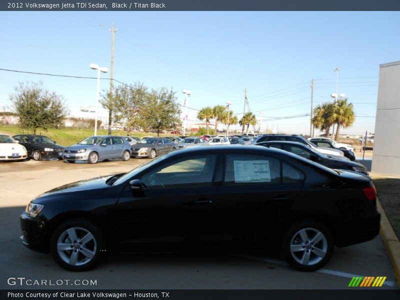Black / Titan Black 2012 Volkswagen Jetta TDI Sedan