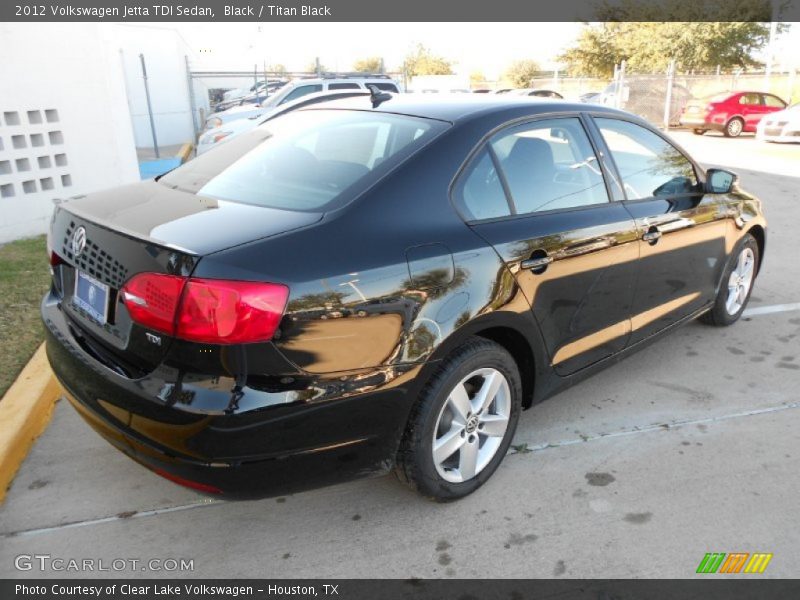 Black / Titan Black 2012 Volkswagen Jetta TDI Sedan