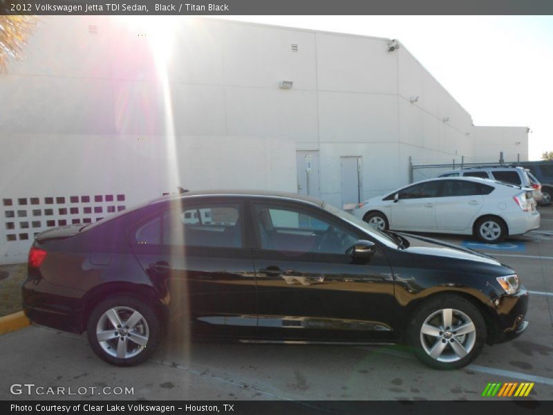 Black / Titan Black 2012 Volkswagen Jetta TDI Sedan