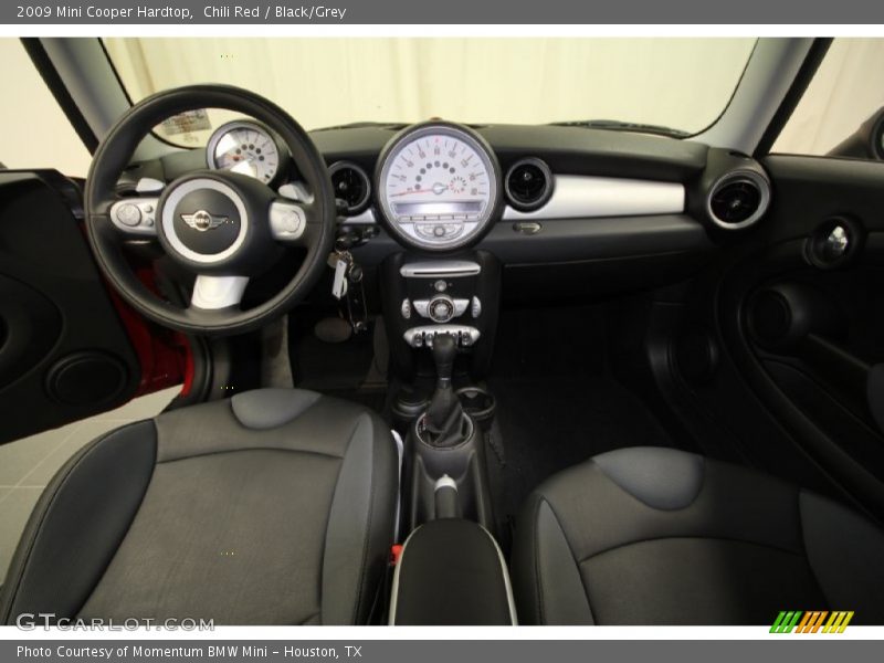 Chili Red / Black/Grey 2009 Mini Cooper Hardtop