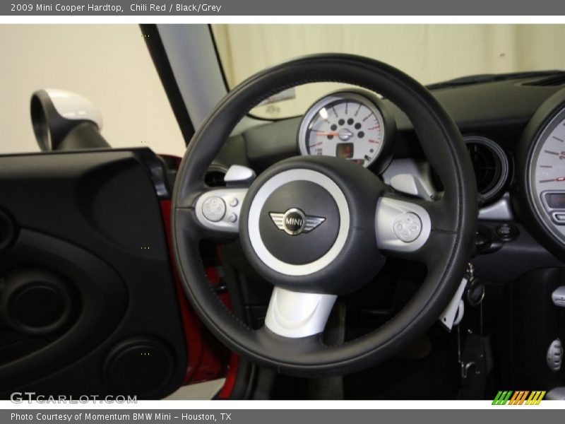 Chili Red / Black/Grey 2009 Mini Cooper Hardtop