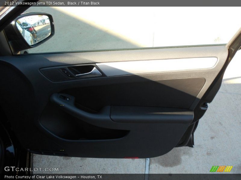 Black / Titan Black 2012 Volkswagen Jetta TDI Sedan