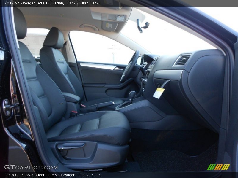 Black / Titan Black 2012 Volkswagen Jetta TDI Sedan