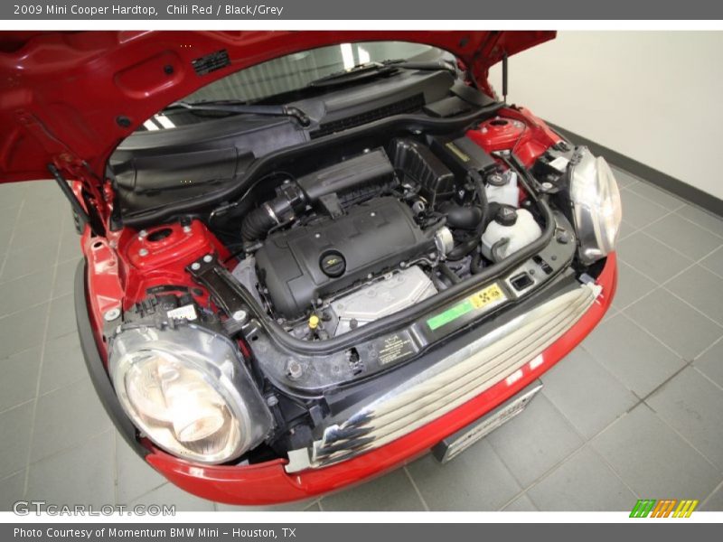 Chili Red / Black/Grey 2009 Mini Cooper Hardtop