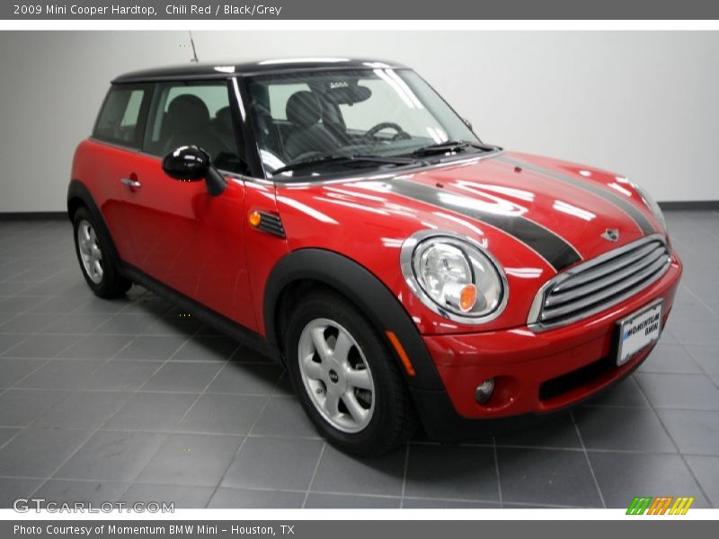 Chili Red / Black/Grey 2009 Mini Cooper Hardtop