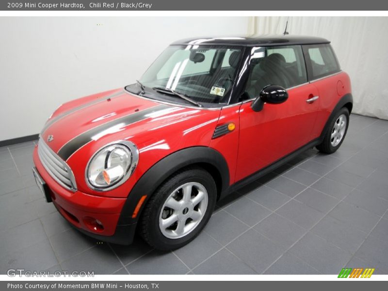 Chili Red / Black/Grey 2009 Mini Cooper Hardtop