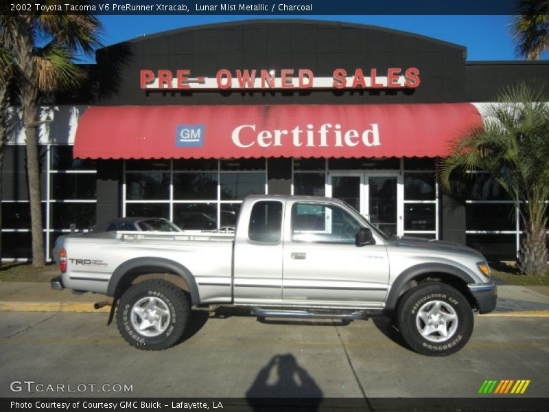 Lunar Mist Metallic / Charcoal 2002 Toyota Tacoma V6 PreRunner Xtracab