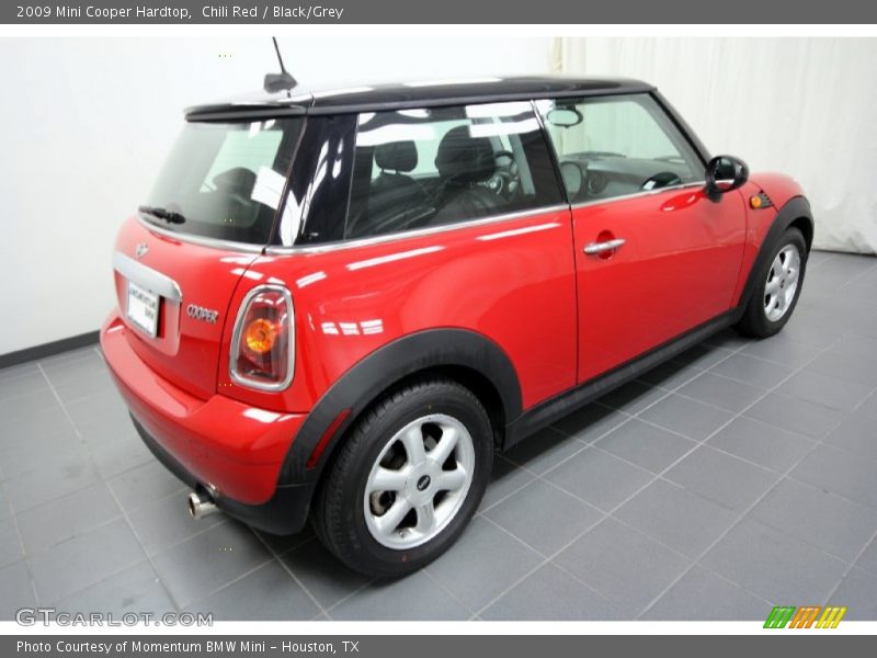 Chili Red / Black/Grey 2009 Mini Cooper Hardtop