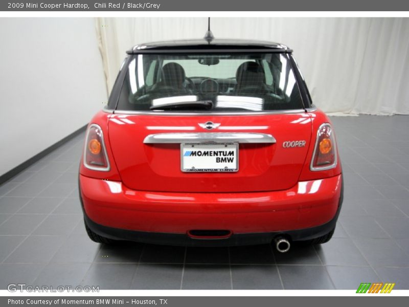 Chili Red / Black/Grey 2009 Mini Cooper Hardtop