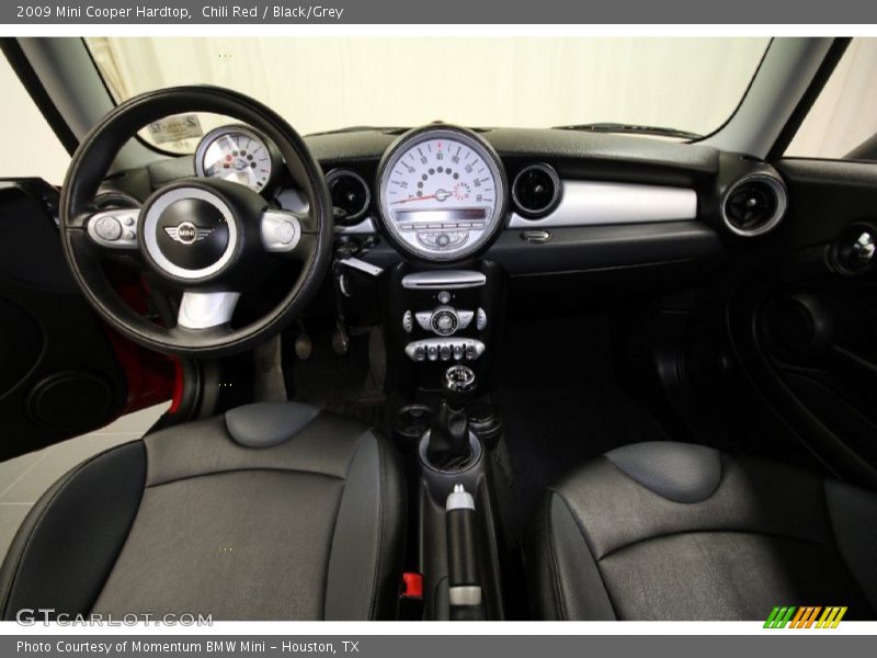 Chili Red / Black/Grey 2009 Mini Cooper Hardtop