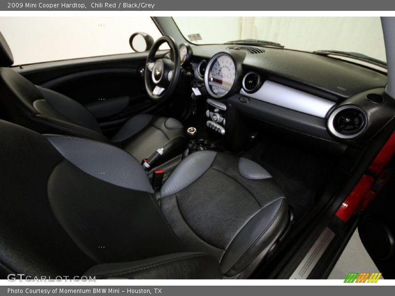 Chili Red / Black/Grey 2009 Mini Cooper Hardtop