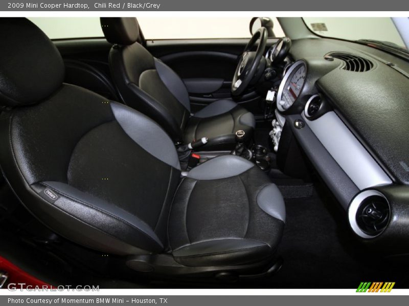 Chili Red / Black/Grey 2009 Mini Cooper Hardtop