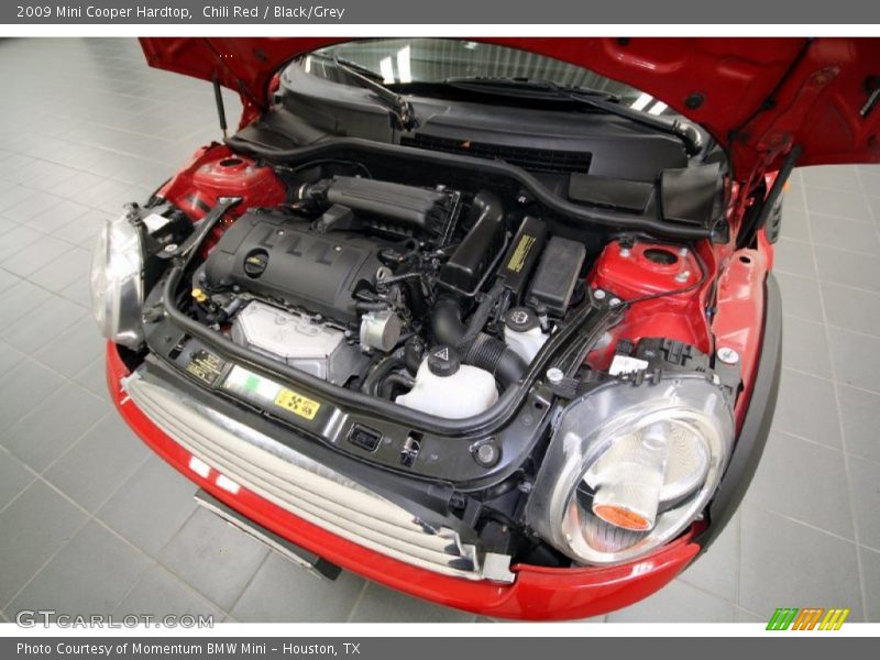 Chili Red / Black/Grey 2009 Mini Cooper Hardtop