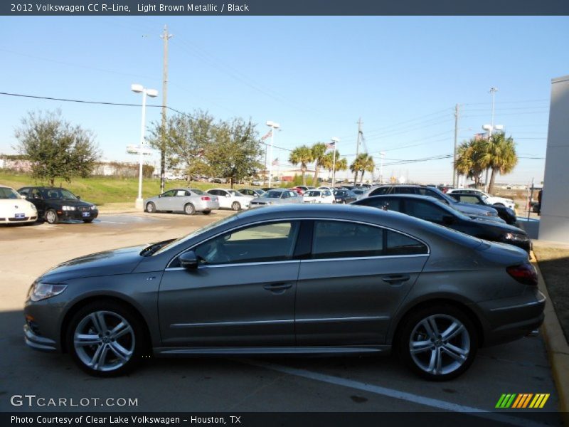 Light Brown Metallic / Black 2012 Volkswagen CC R-Line
