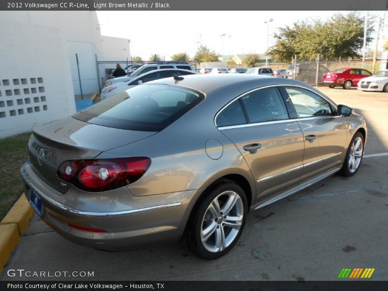 Light Brown Metallic / Black 2012 Volkswagen CC R-Line